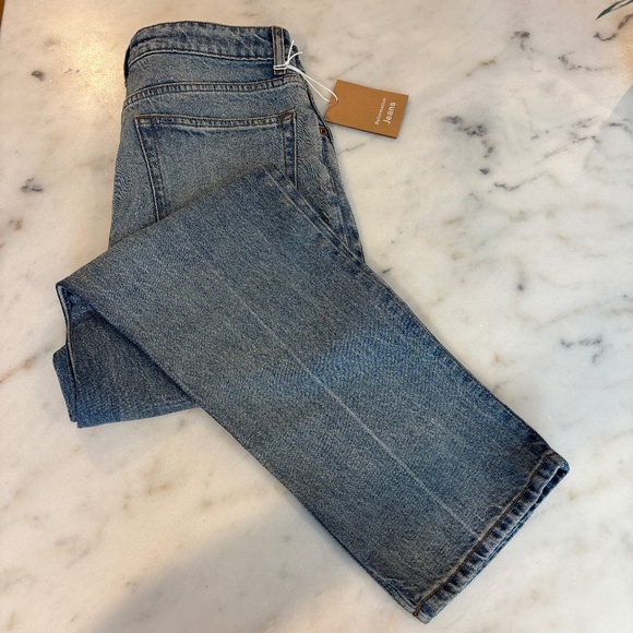 Reformation Liza Ultra High Rise Straight Cropped Jeans - Picture 6 of 6
